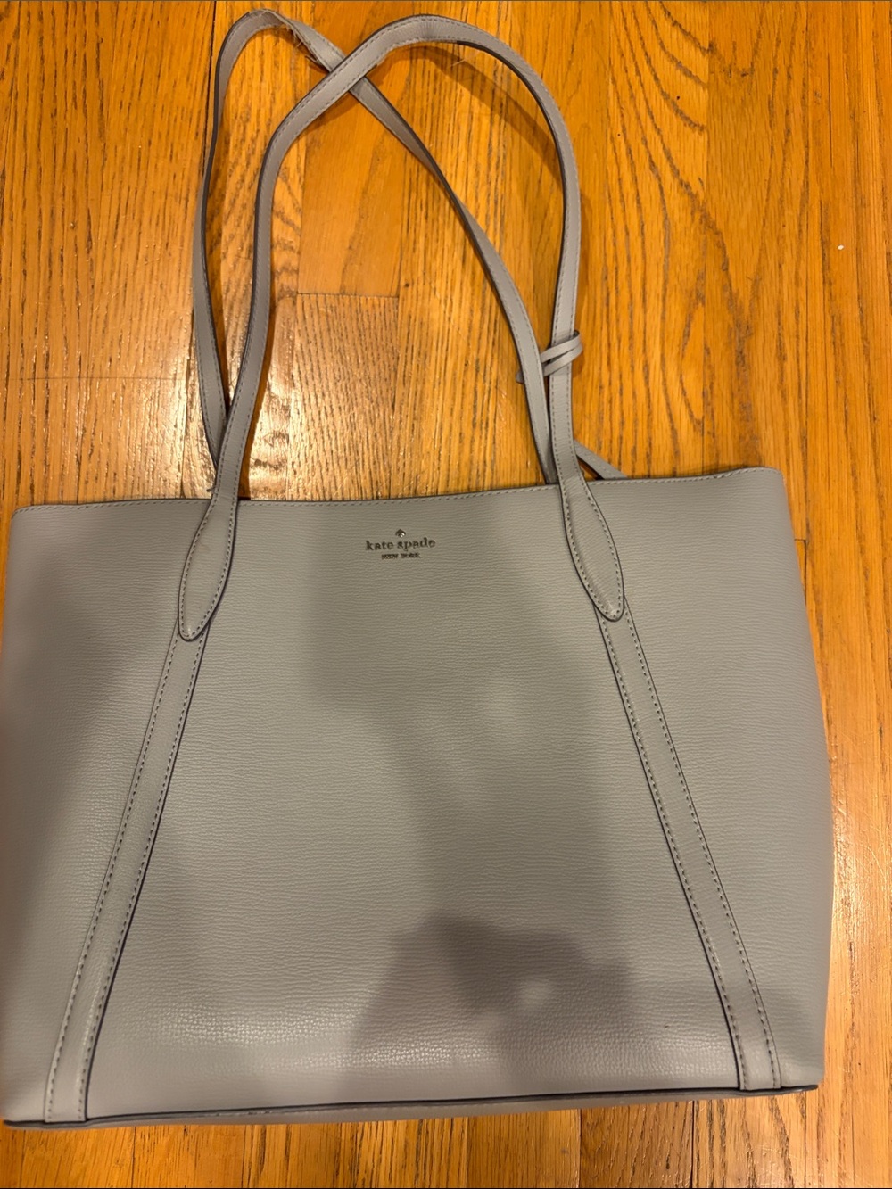 kate spade Light Gray Leather Tote